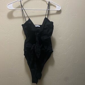 ZARA sexy tie bodysuit